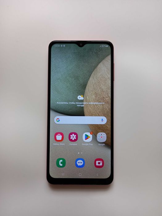 Samsung Galaxy A12 (4гб/64гб) (Type-C/NFC). + чехол.