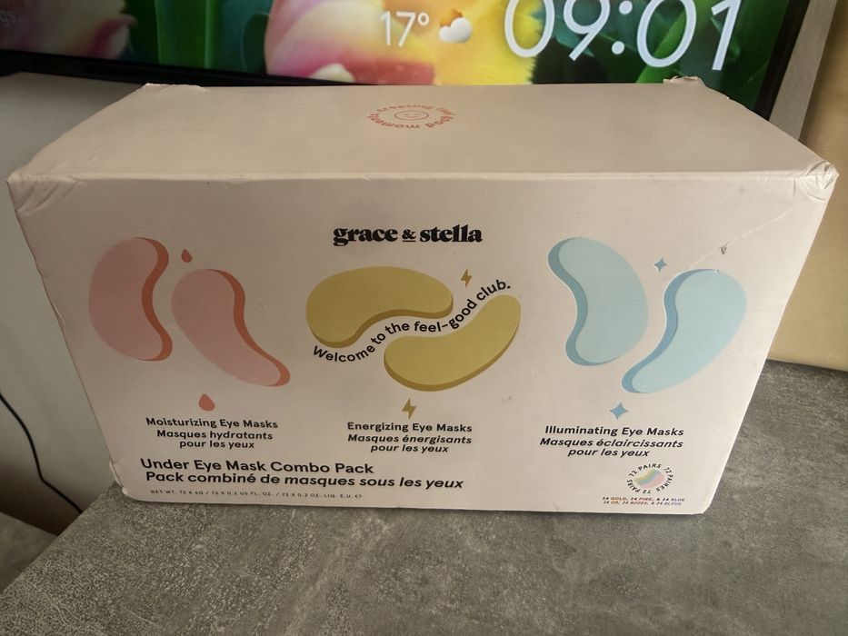 Masca de ochi grace stella  under eye combo mask pack  72 buc