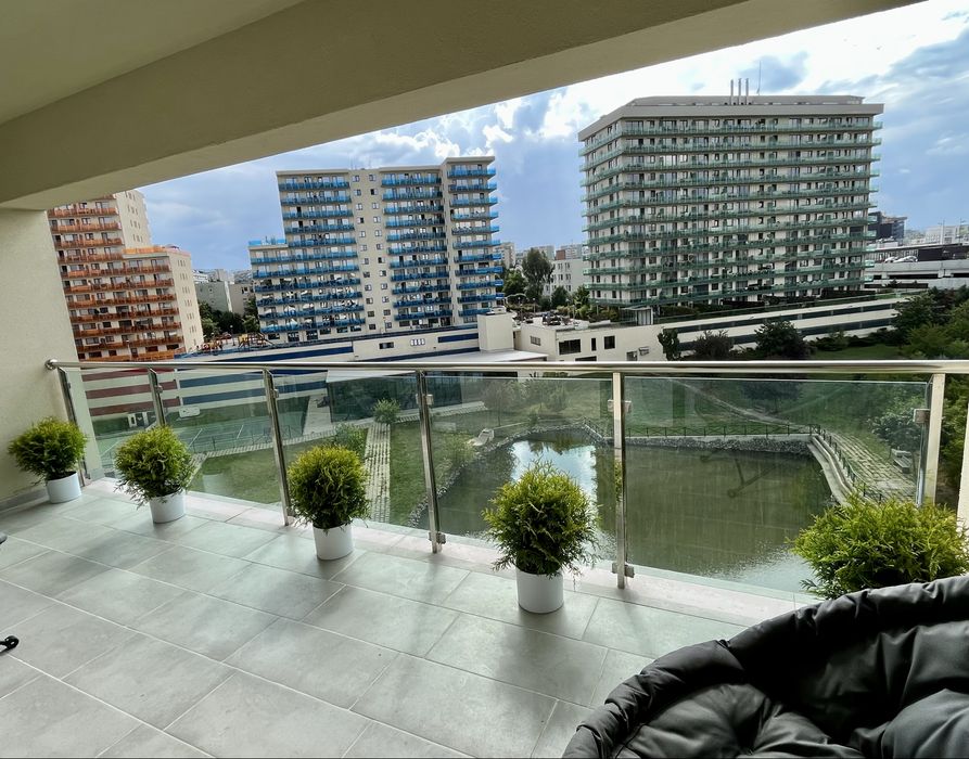 Apartament 2 camere – Viva City Residence | Vedere la lac | Terasă 12 mp | Prima închiriere