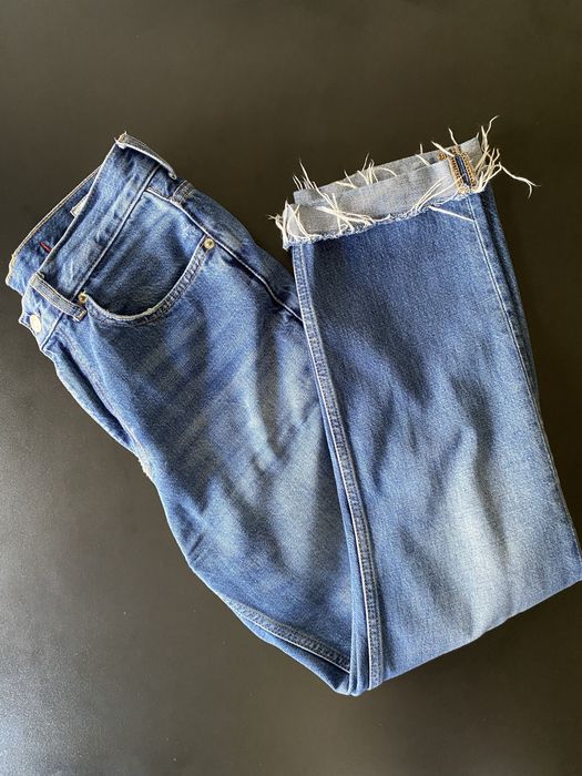 Дамски тъмносини дънки Zara