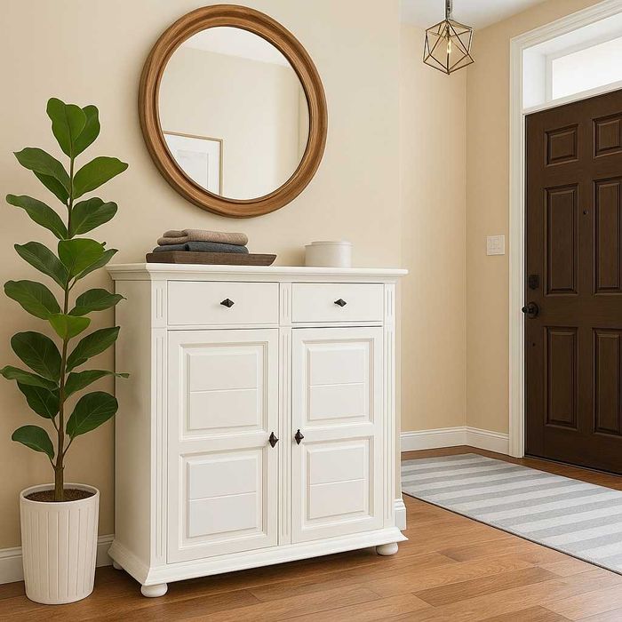 Comoda pentru pantofi din lemn masiv Verona