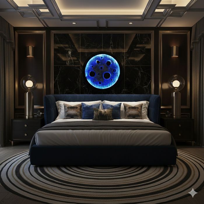 Dekorativ Moonlight devor chirog‘i 70 sm –  zamonaviy interyer uchun