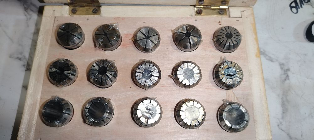 Фрезы и цанги наборы