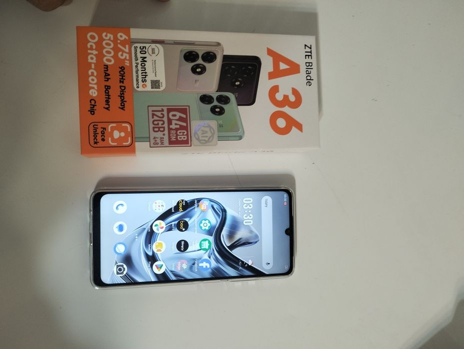 ZTE BLADE A36 4гб/64гб Чёрный