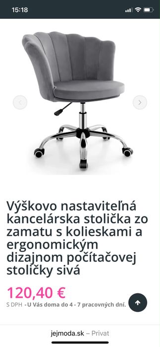 Scaun de birou reglabil/rotativ