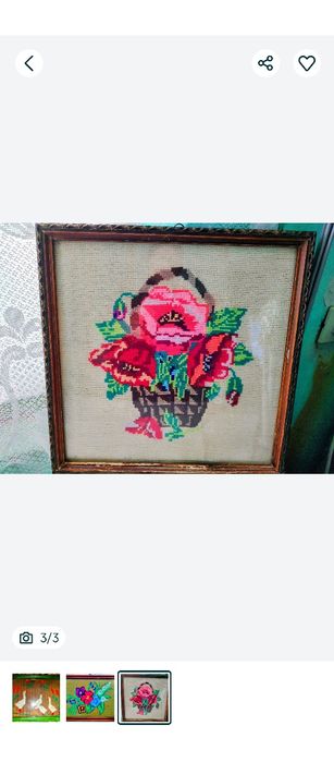 GOBLENE tradiționalele cusute manual,vechi