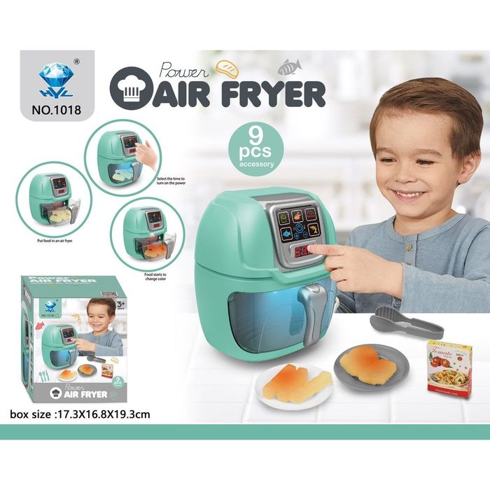 Mini AirFryer de Jucarie, Alimente si Accesorii Incluse, Joynix
