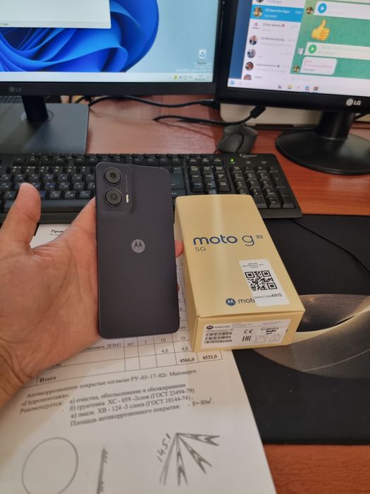 Motorola G35 5G 8+2/256gb ideal iwlawi zur aybi yuq tozza telefon