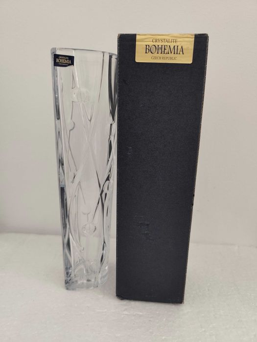 Кристална ваза Labyrint 30.5 см, Bohemia Crystalite Чехия