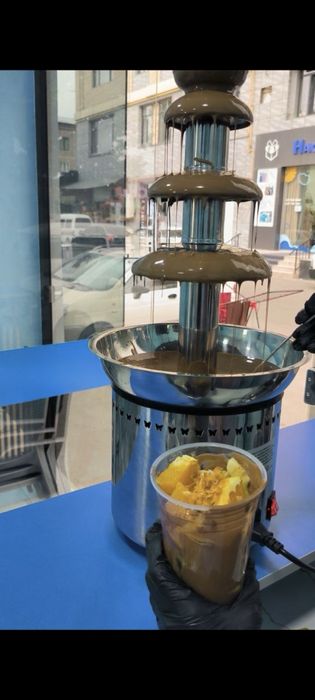 Шоколадный фонтан. Shokoladli fontan