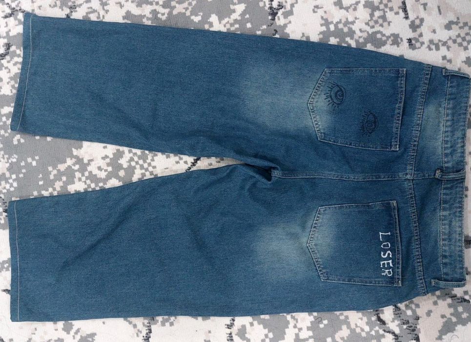 Синие baggy джинсы