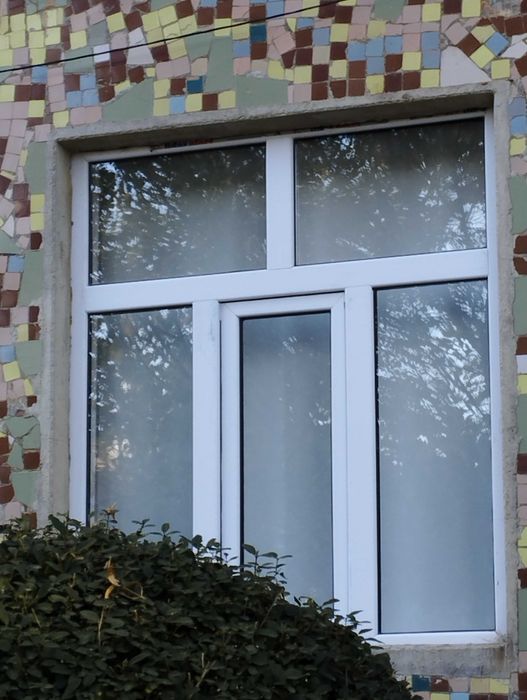 Rom, eshik, vitrajlar akfa, окна двери витражи акфа