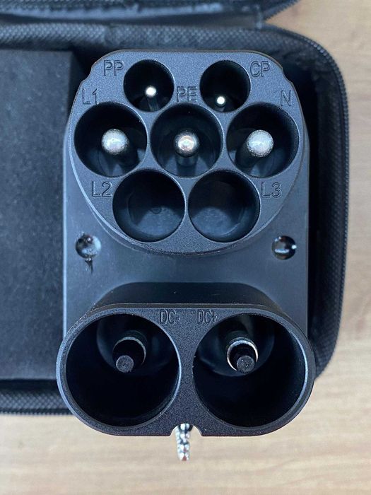 Адаптер CCS Combo 2 Tesla AC+DC Комбинирано CCS2 Adapter Тесла NACS