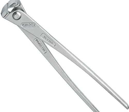 Clește pentru fierari-betoniști Knipex, zincat – 300 mm