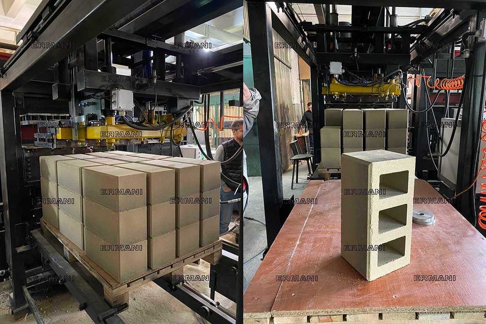 ERMANI Hyperpres pentru blocuri de construcție și caramizii. În stoc!