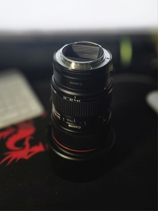 Obiectiv Canon EF 24-70mm f/2.8L II USM + adapror RF