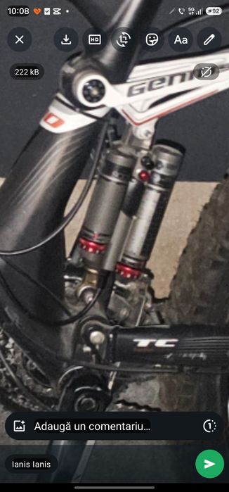 Bicicleta scott genius full suspenion carbon