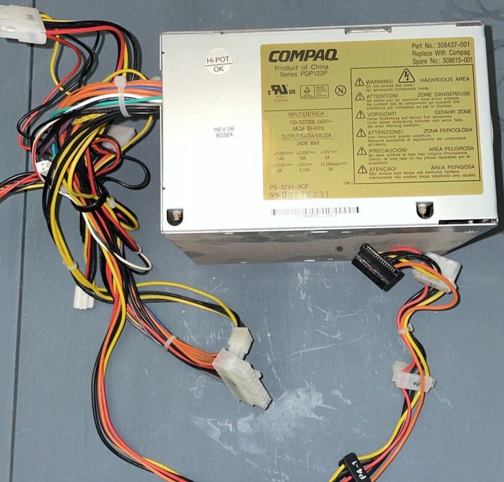 Қуаттағыш блок ATX Compaq PDP123P