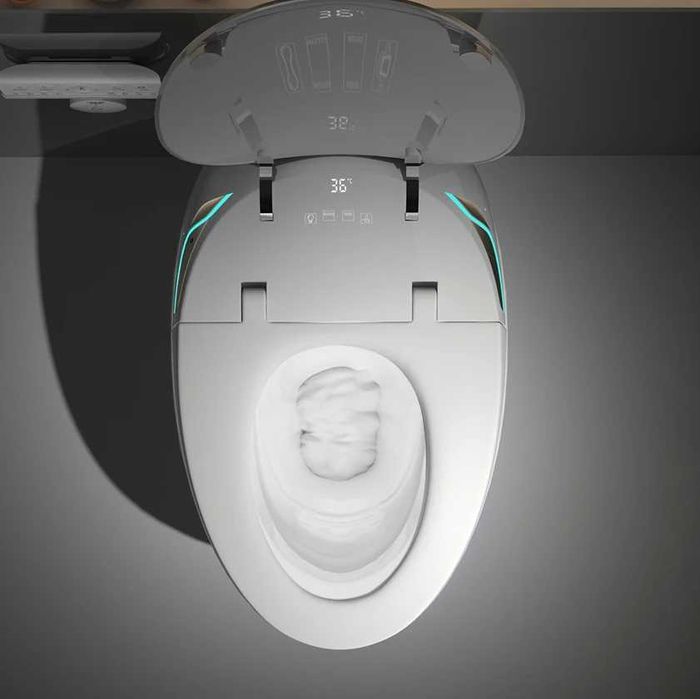 Смарт тоалетна тип "яйце" с биде, подгрев, сушене, масаж