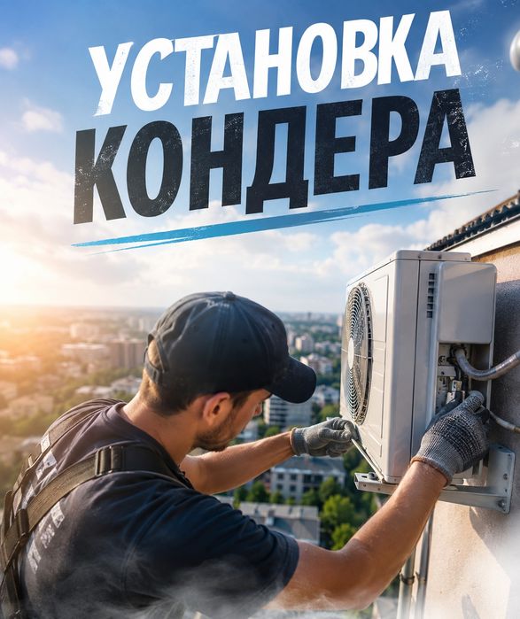 Установка кондиционера