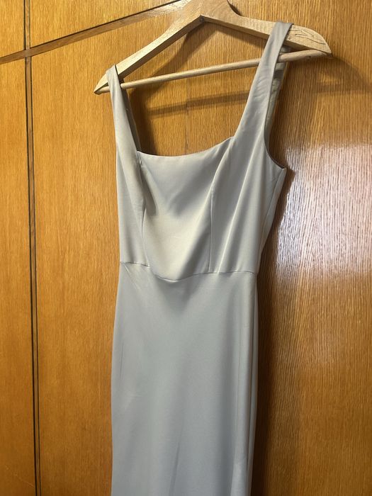 Дълга рокля резида/светлозелена за сватба/празник