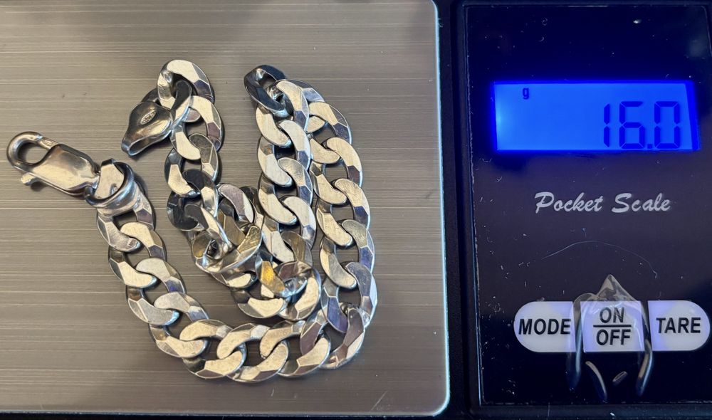 Bratara tip Cuban din argint 925