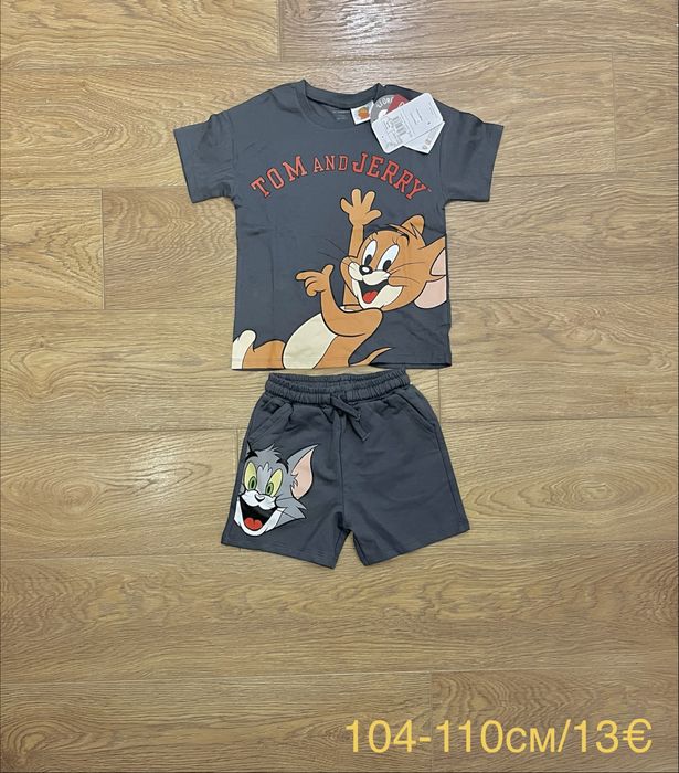 Нови комплетки, панталони, якета, шапки, 110 и 116