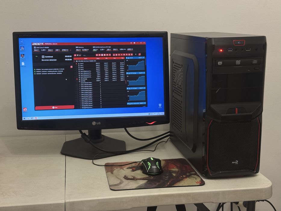Игровой ПК 6 ядер i5 8 Gen + монитор