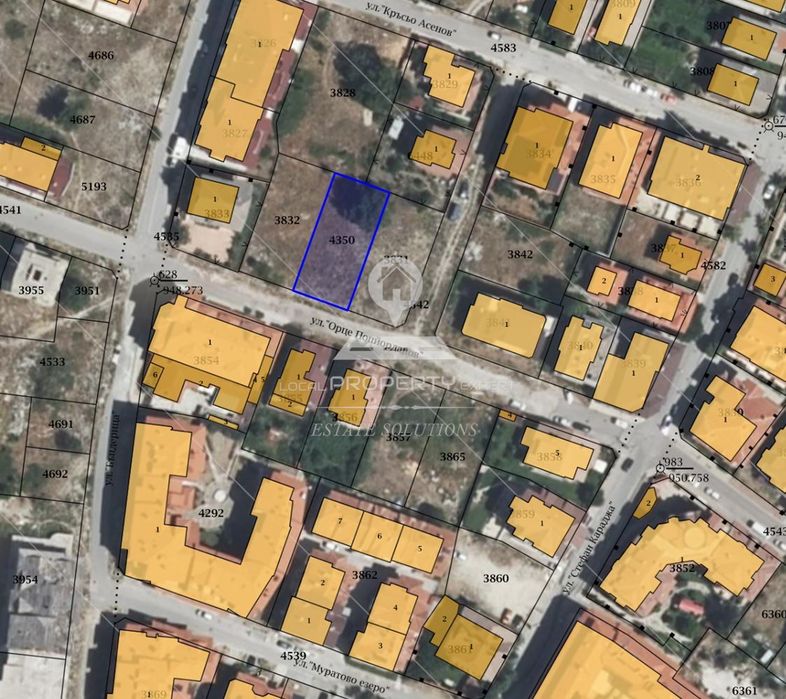 Парцел в Благоевград, област-гр.Банско площ 594 цена 148500