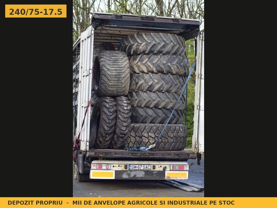 Cauciucuri Anvelope 240/75-17.5 240/75 17.5 24075175 Vredestein Remorca si Implement Utilaje Agricole SH Second Hand LIVRARE Garantie 1 An Factura TVA