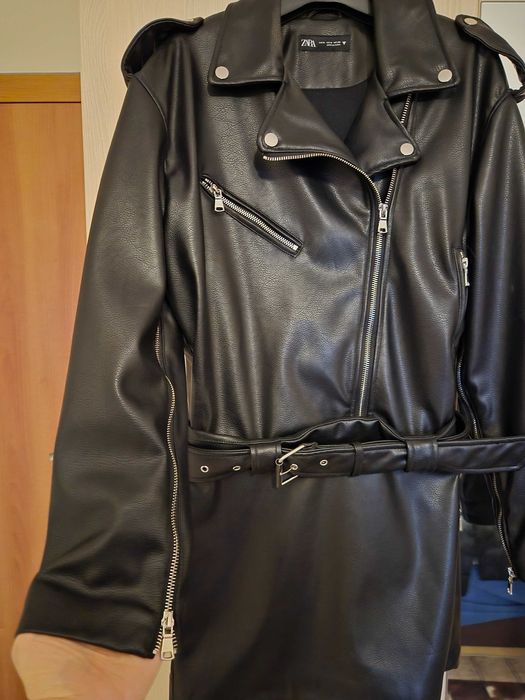 Кожена рокля Zara