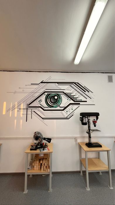 Роспись, оформление стен