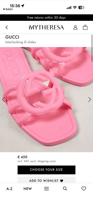 GUCCI дамски чехли, 36