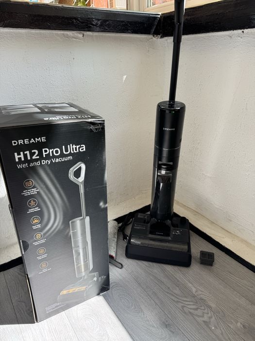 Dreame H12 Pro Ultra | Безжична Прахосмукачка и Моп | 16000 Pa | 60°C пране |Сухо и Мокро Почистване