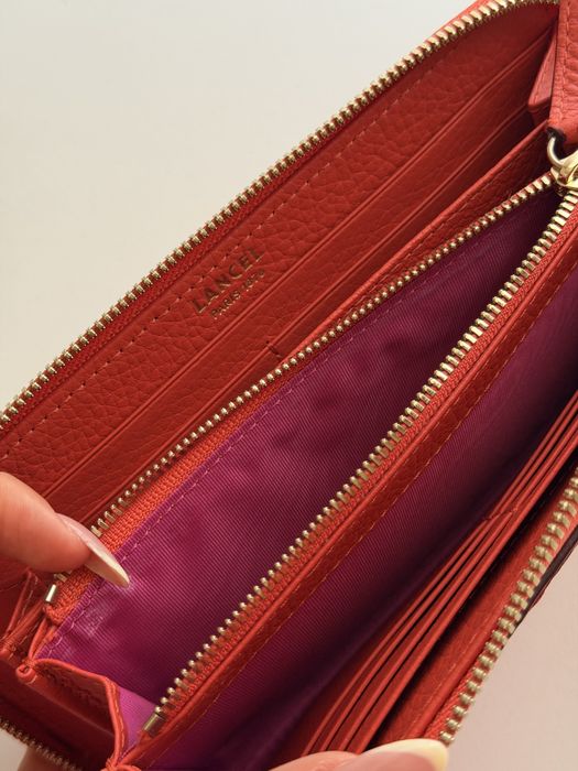 Портмоне Lancel естествена кожа