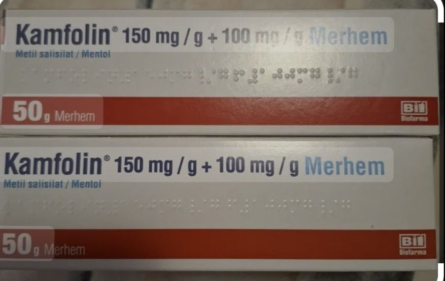 Kamfolin unguent antireumatic.Pret pe 4cutii.