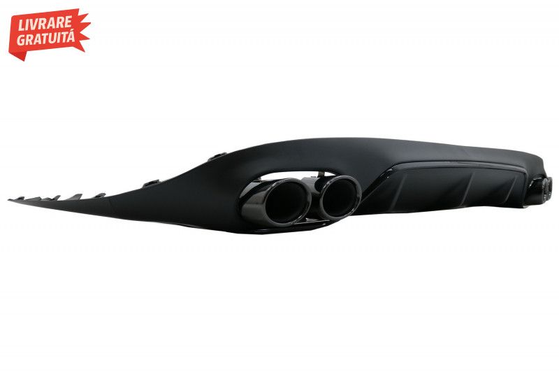 Difuzor Bara Spate si Grila Centrala Crom Cu Camera 360 Mercedes E-Cla