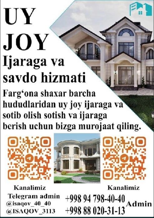 FARG'ONA SHAHAR KRGLI KANECHKADA UY arzon narhda zutlikbilan sotiladi
