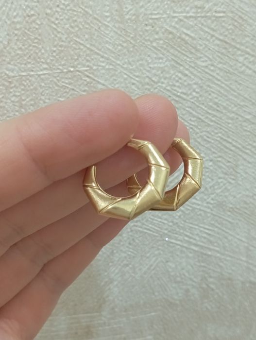 Золотые серьги 585 пробы золота