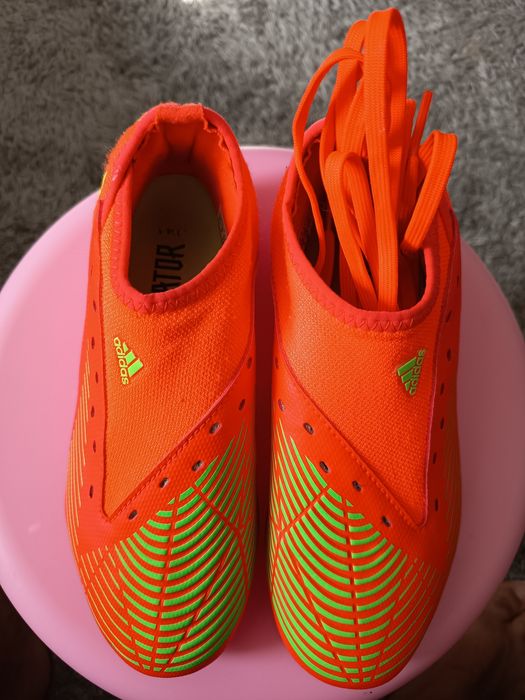 Adidas Predator Edge.3 FG J -  Solar Red