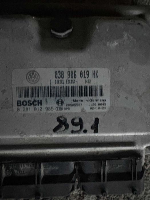 Компютър еку ecu електронен блок двигател толедо леон 1.9тди 150кс арл