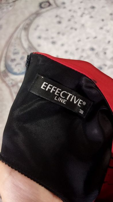 Платье короткое красный