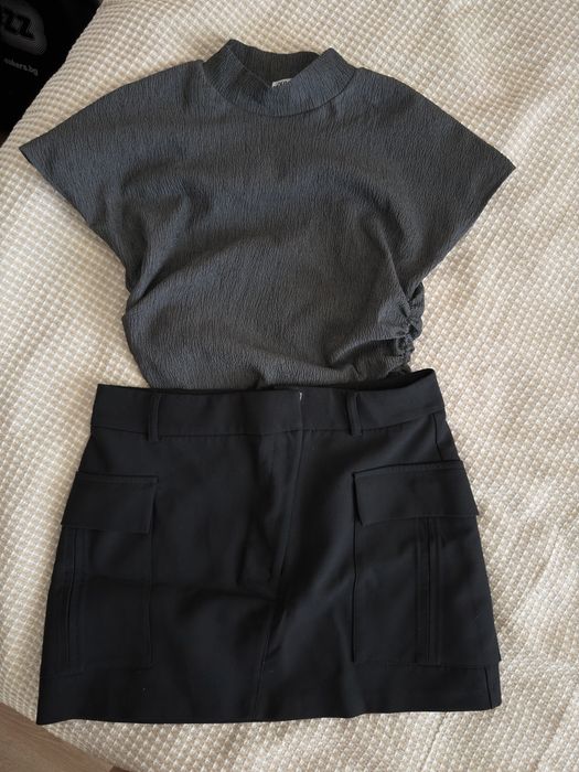 Кожена пола Zara