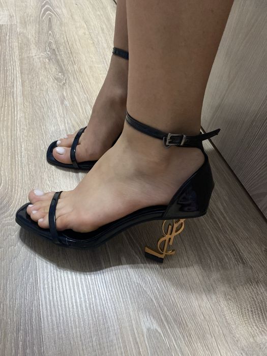 Ysl черные туфли