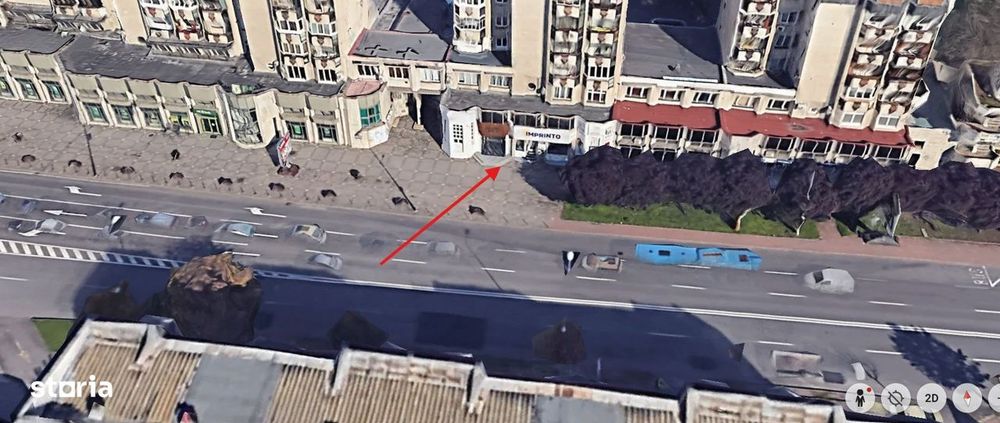 Central 445,3 mp utili - Spatiu comercial masiv - Parter cu vitrina si