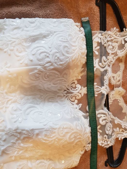 Сватбена дълга рокля тип принцеса