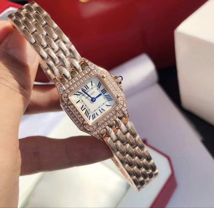 Ceas Cartier Panthère Rose Gold Diamond 22mm