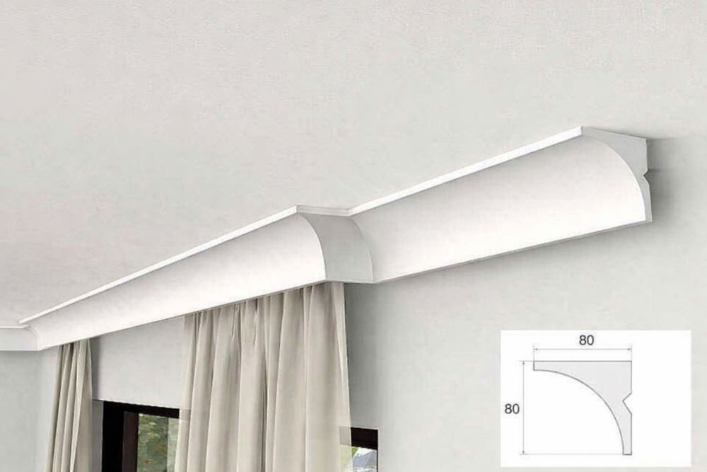 Cornisa scafa banda led mascare sina perdea masca galerie MODEL LK06