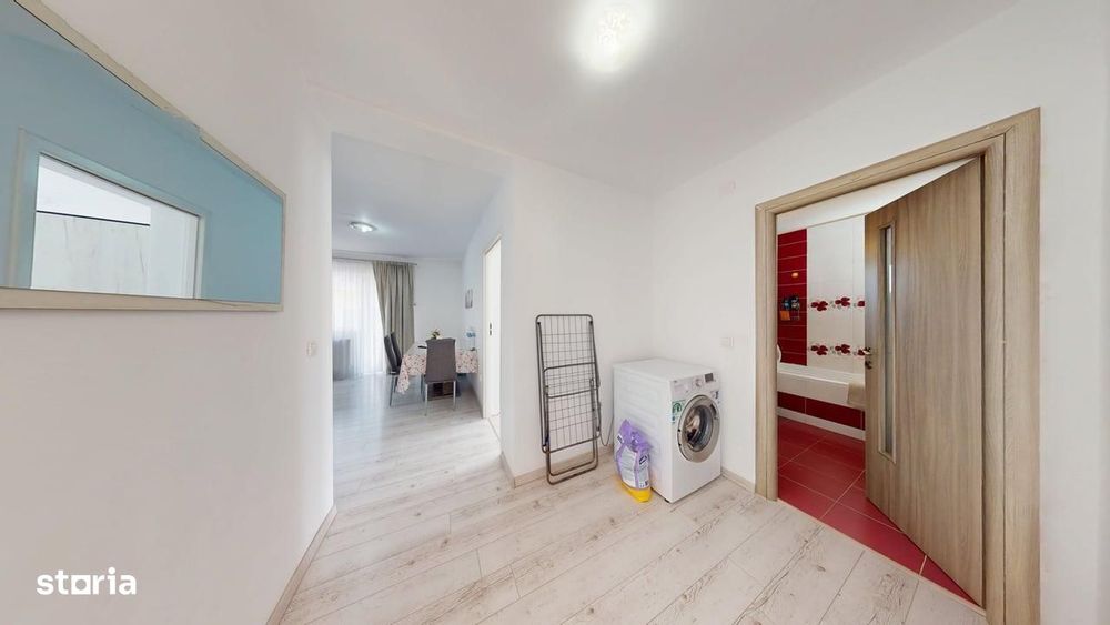 Apartament 3 camere, 54 mp utili, 2 balcoane, parcare, etaj 1