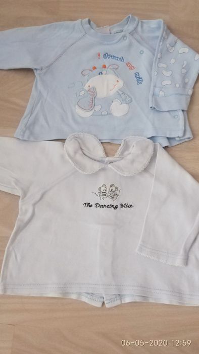 бебешки блузки от 0-12 месеца